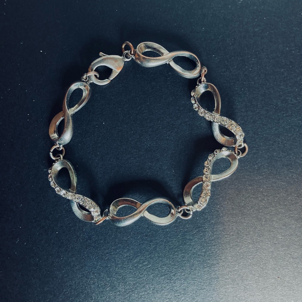 Charming Charlie’s Silver Infinity Bracelet